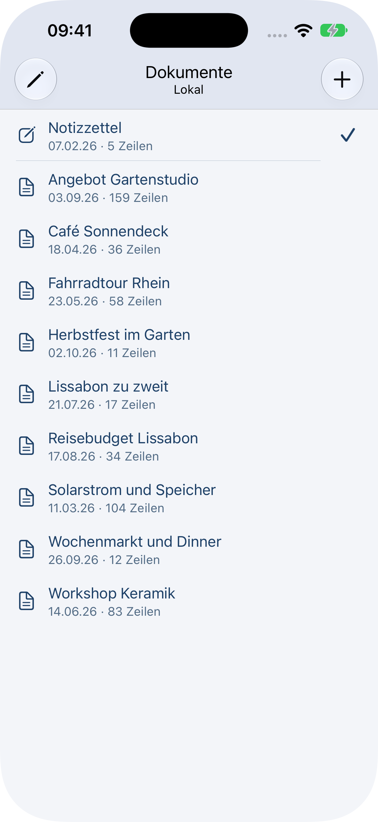 CalcTape für iPhone & iPad – Screenshot
