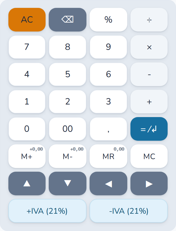 El teclado en pantalla